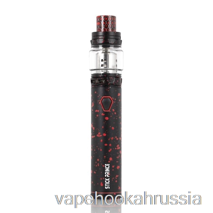 Vape Russia Smok Stick Prince комплект - Tfv12 Prince в стиле ручки, черный с красным спреем